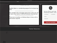 Tablet Screenshot of foodfanselect.com